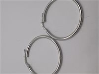 Orecchini Domar Donna Cerchi argento 925 lisci in Argento ORAR-427-280 - ORAR-427-280